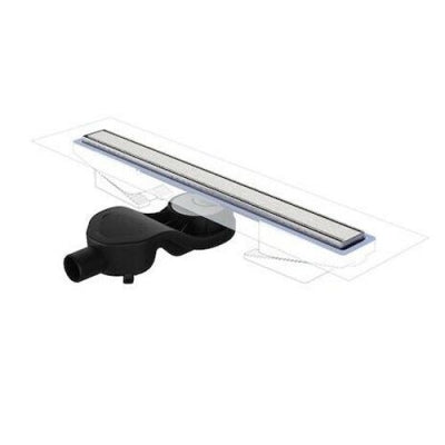Evi Metal Duş Kanalı HighLine 50 lik Çıkışlı 60 cm Satine Yüzey