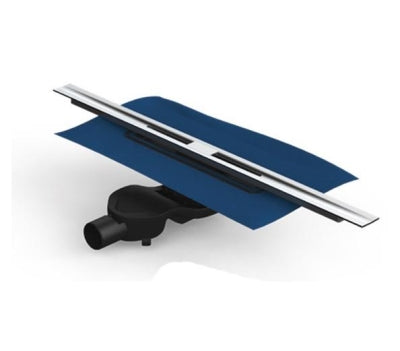 Evi Metal Duş Kanalı TrendLine 50 lik Çıkışlı 80 cm Satine Yüzey