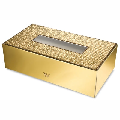 Windisch Kleenex Kutusu Swarovski Kristal /Altın 87539O