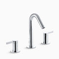 Kohler Lavabo Bataryası Stillness 3 Delikli Polished Krom