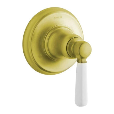 Kohler Transfer Valfi Ankastre Dış Kapak Bancroft Porselen Handle Altın