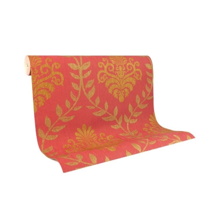 Duvar Kağıdı Altın Parlak Damask Desen Dash Design Verslno - Vinil