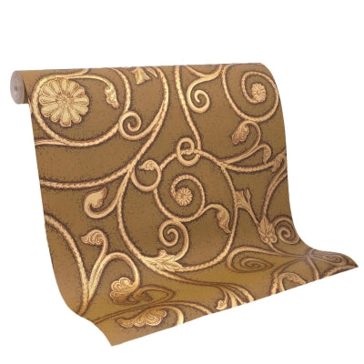 Duvar Kağıdı Altın Damask Dash Design Golden Cup - Vinil