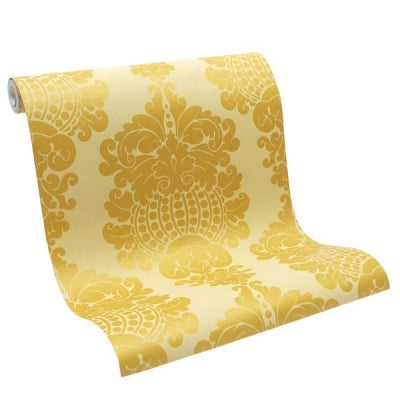 Duvar Kağıdı Altın Rengi Damask Desen D-DEPT Extravaganza - Kağıt