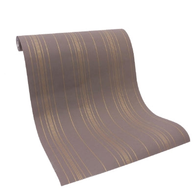 Duvar Kağıdı Altın Rengi Çizgili D-DEPT Delicate Bamboo - Kağıt
