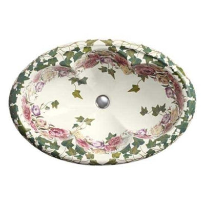 Kohler Lavabo Tezgah Üstü Peonies & Ivy