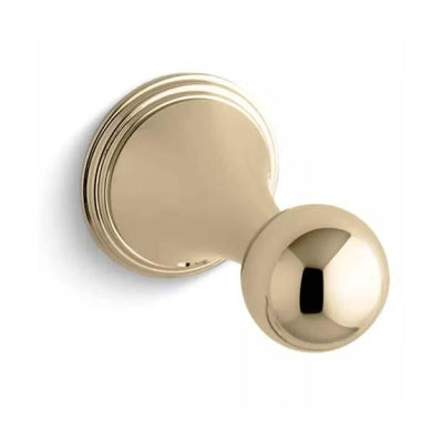 Kohler Bornoz Askısı Finial, Polished Brass