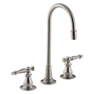 Kohler Eviye Bataryası Antique 3 Delikli , Fırçalanmış Nikel