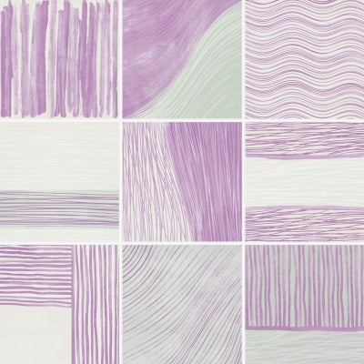 UnicaTarget Duvar Karosu Liquid Art Stormy Purple  20 x 20 cm