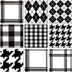 UnicaTarget Yer Duvar Karosu Mixed Black & White  20 x 20 cm