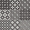 Unica Target Bon Ton White on Black Yer-Duvar Karosu 20 x 20 cm