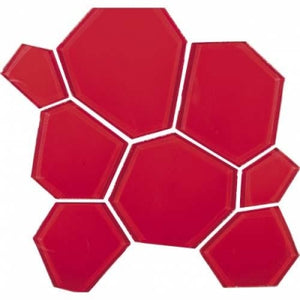 Antic Collanial Mozaik Cam Hexcube Red