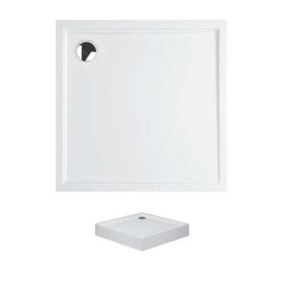 Hüppe Streamline Kare Monoblok 90 x 90 cm Duş Teknesi