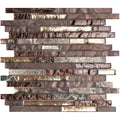 L'antic Colonial Duvar Mozaiği Treasures Bronz Emperador Strip 29,2 x 30,4 cm