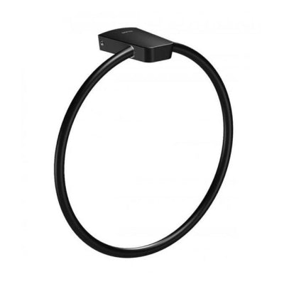 S6 Black Yuvarlak Havluluk, Siyah