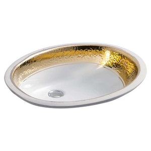 Kohler Lavabo Tezgah Altı Laureate Altın Bantlı