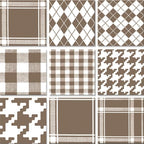 UnicaTarget Yer Duvar Karosu Mixed Brown & White  20 x 20 cm