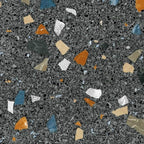 Arcana Yer Duvar Karosu Terrazzo Stracciatella Grafito Parlak 79,3 x 79,3 cm cm