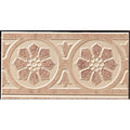 Zirconio Bordür Borgona Florina-1 Siena 16,5 x 33,3 cm