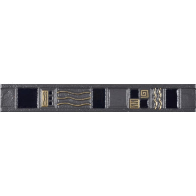 Zirconio Bordür Medas Samos Grafito 5 x 33,3 cm