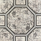 Unica Target Yer Duvar Karosu Cassetone Floreal 60 x 60 cm