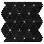 Antic Collanial Mozaik Victorian Diamond Marq. Miror