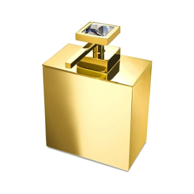 Windisch Sıvı Sabunluk Moonlight Square Swarovski Kristal / Altın 90501OB
