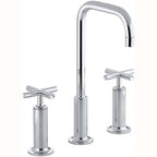 Kohler Lavabo Bataryası Puristic Artı Volan 3 Delikli Polished Krom