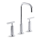 Kohler Lavabo Bataryası Puristic Çubuk Volan 3 Delikli Polished Krom