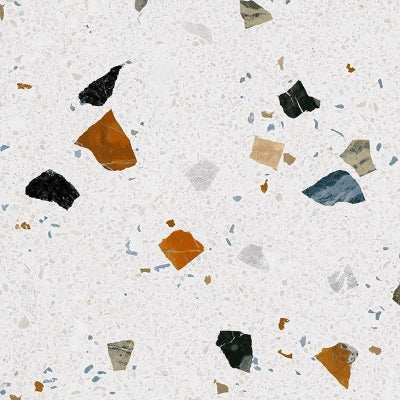 Arcana Yer Duvar Karosu Terazzo Stracciatella Nacar Mat 80 x 80 cm