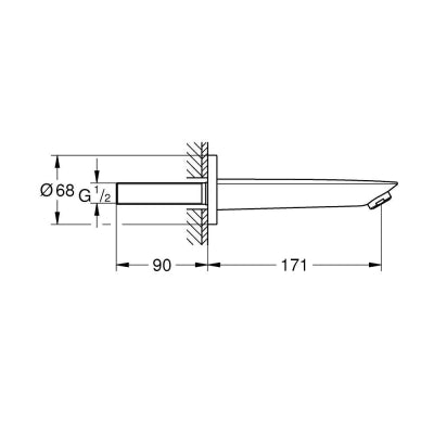 Grohe Baucosmopolitan Çıkış Ucu 13255001