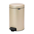 Brabantia Çöp Kutusu 12 litre Newicon Pedallı Şampanya Rengi 304446