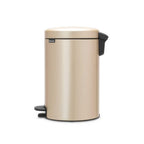 Brabantia Çöp Kutusu 12 litre Newicon Pedallı Şampanya Rengi 304446