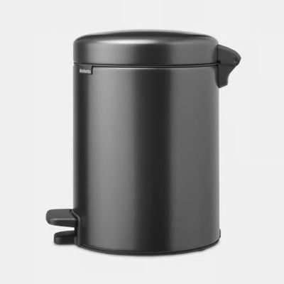 Brabantia Çöp Kutusu 5 litre Newicon Pedallı Confident Grey 233463
