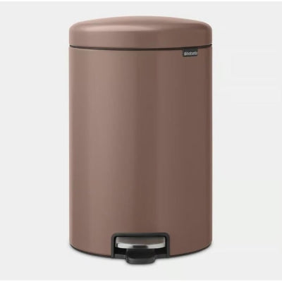 Brabantia Çöp Kutusu 20 litre Newicon Pedallı Satin Taupe 234026