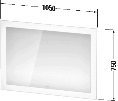 Duravit Ayna White Tulip Sensörlü 105x75 cm WT705200000