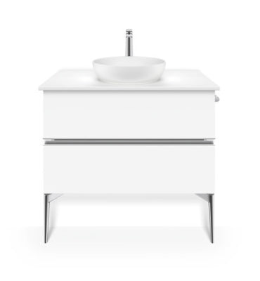 Duravit Lavabo Sıvıda Çanak 40 cm Mat Beyaz 2660000032