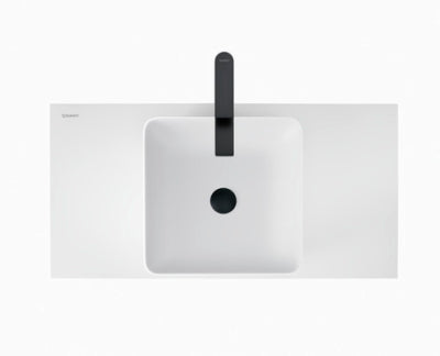 Duravit Lavabo Sıvıda Kare Çanak 40x40 cm Mat Beyaz 2660000132