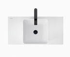 Duravit Lavabo Sıvıda Kare Çanak 40x40 cm Mat Beyaz 2660000132