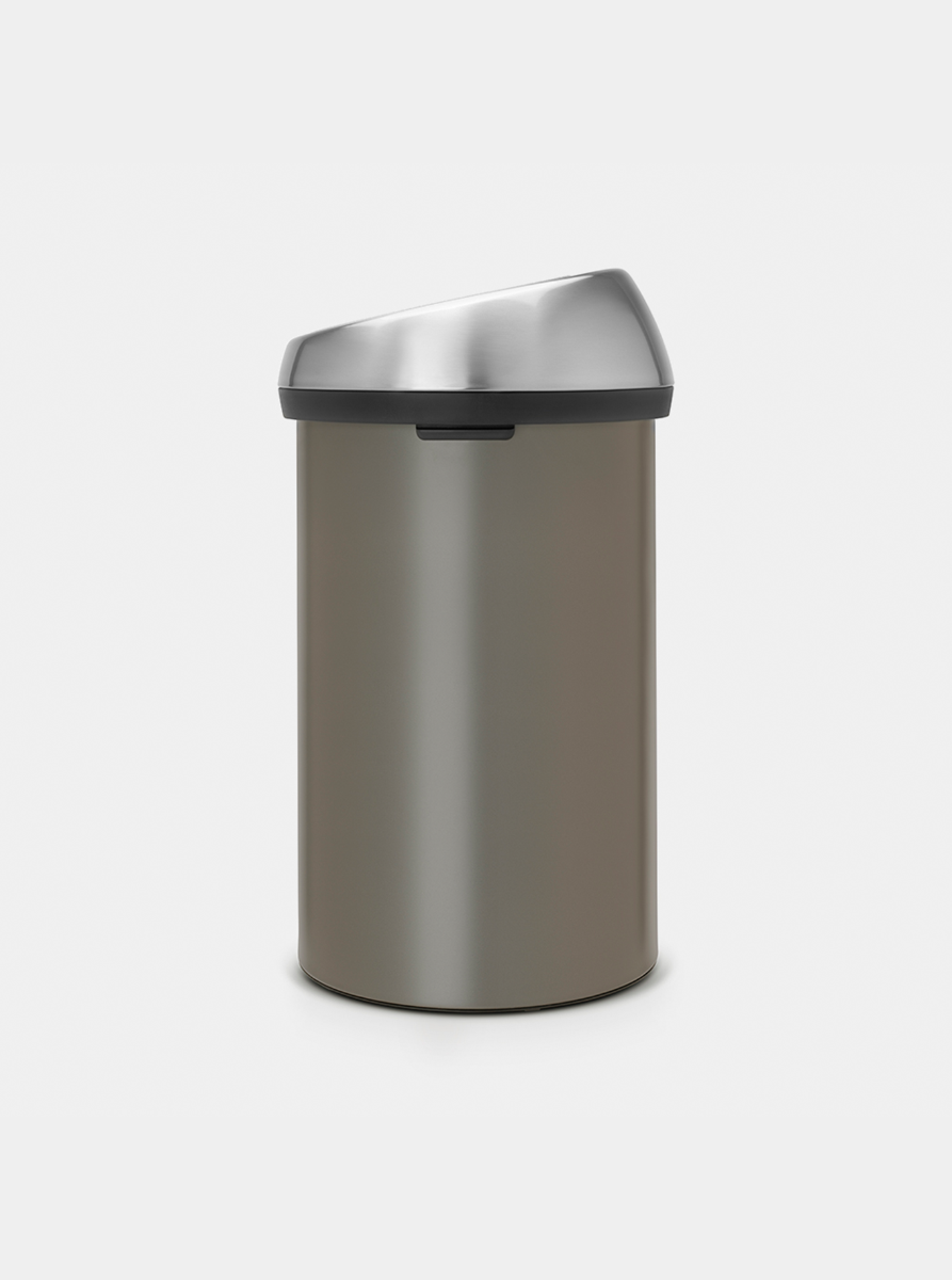 Brabantia Çöp Kutusu Büyük Boy 60 lt Dokunmatik  Platinium 402463