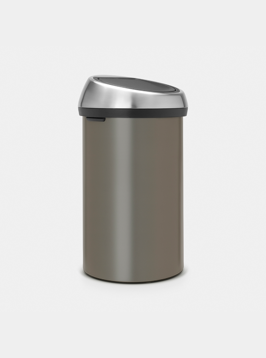 Brabantia Çöp Kutusu Büyük Boy 60 lt Dokunmatik  Platinium 402463