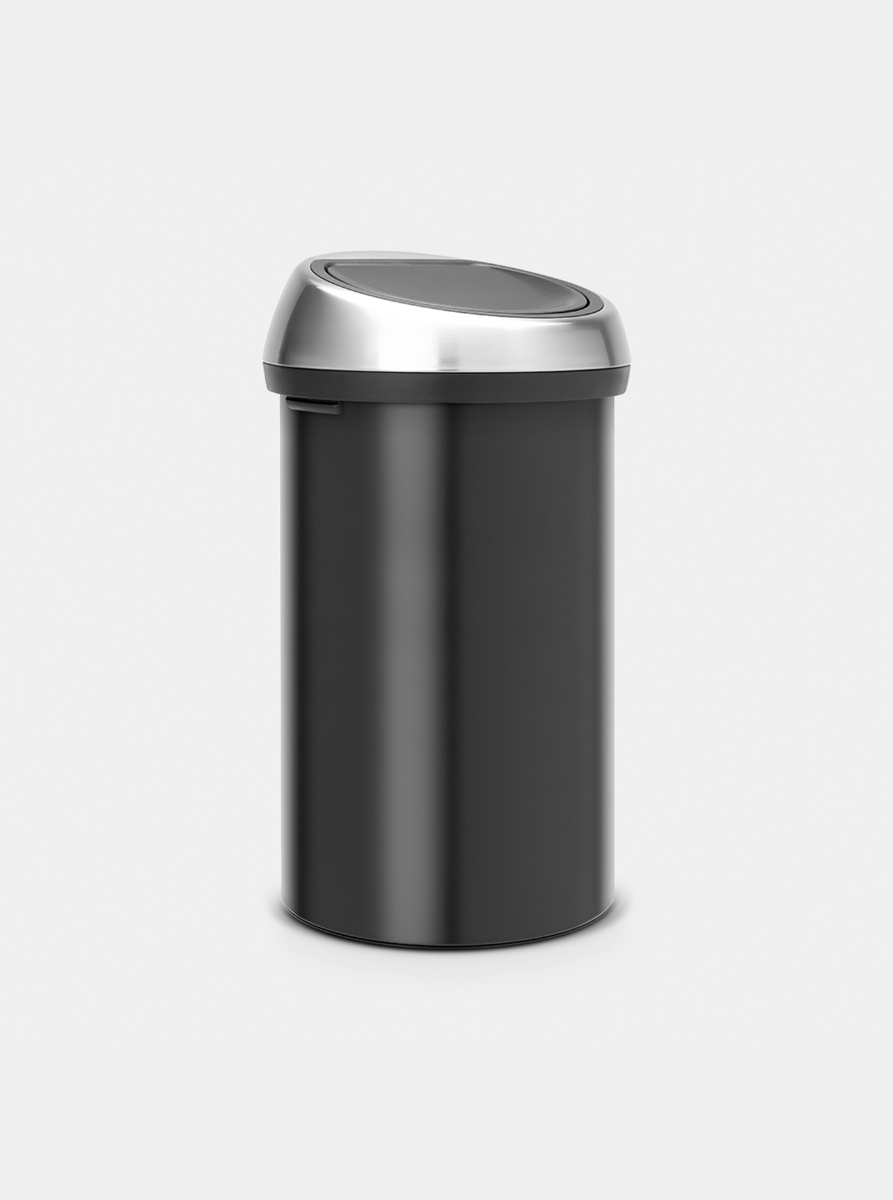 Brabantia Çöp Kutusu Büyük Boy 60 lt Dokunmatik Matt Black 402548