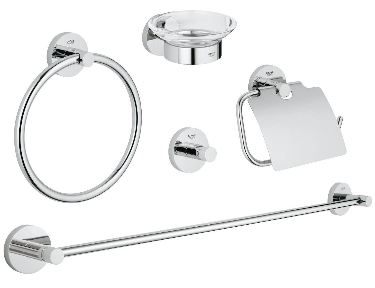 Grohe Essentials 5'İ Bir Arada Banyo Aksesuar Seti - 40344001