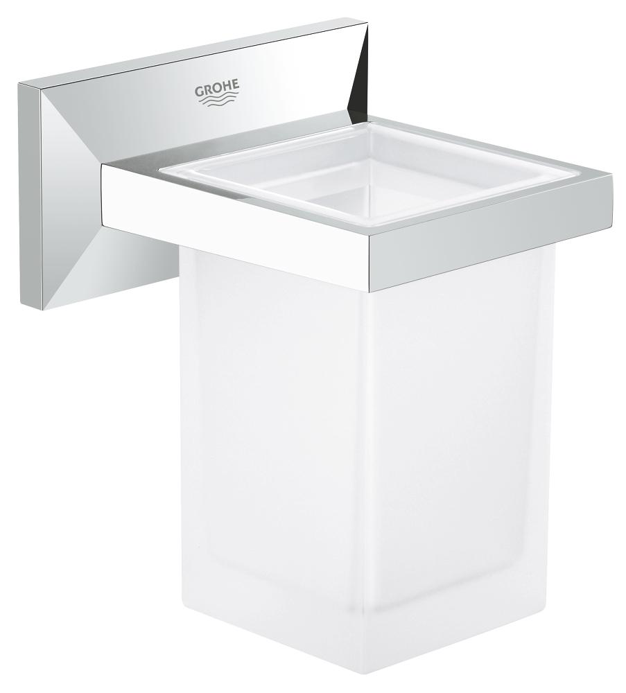 Grohe Allure Brilliant Diş Fırçalık Tutacağı + Cam Fırçalık - 40493000