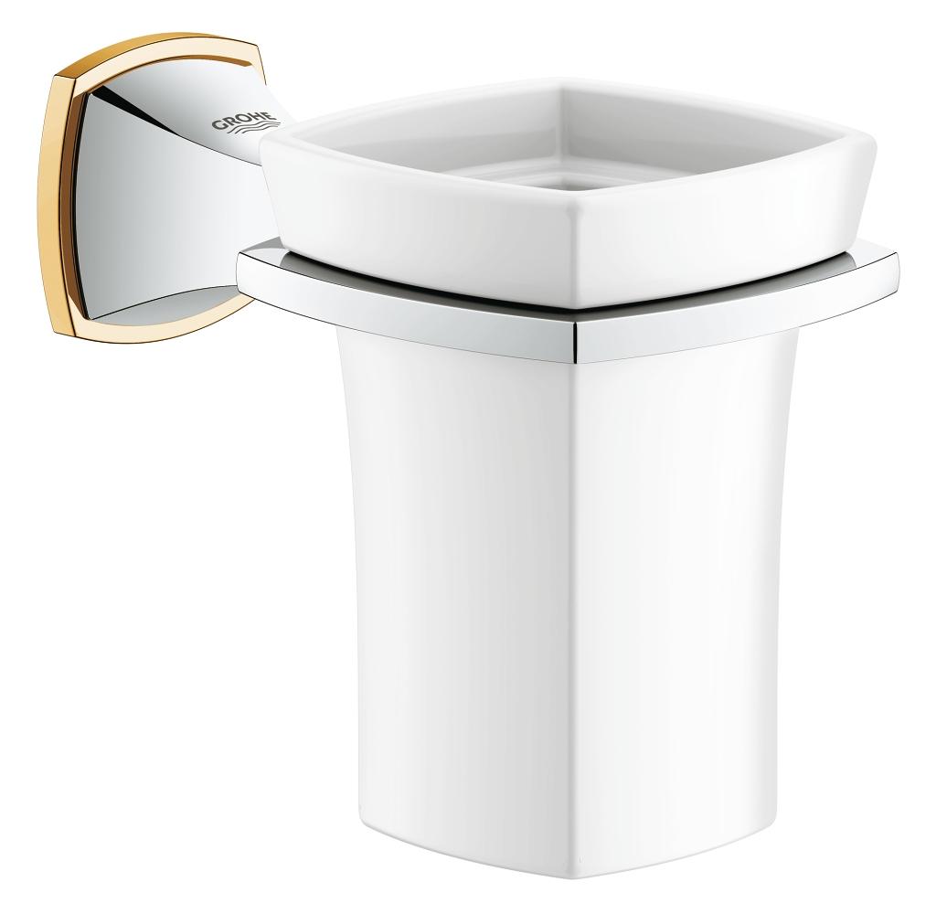 Grohe Diş Fırçalık Ve Tutacağı  Grandera Krom/Altın- 40626IG0