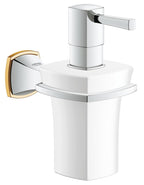 Grohe Sıvı Sabunluk Ve Tutacağı Grandera Krom/Altın - 40627IG0
