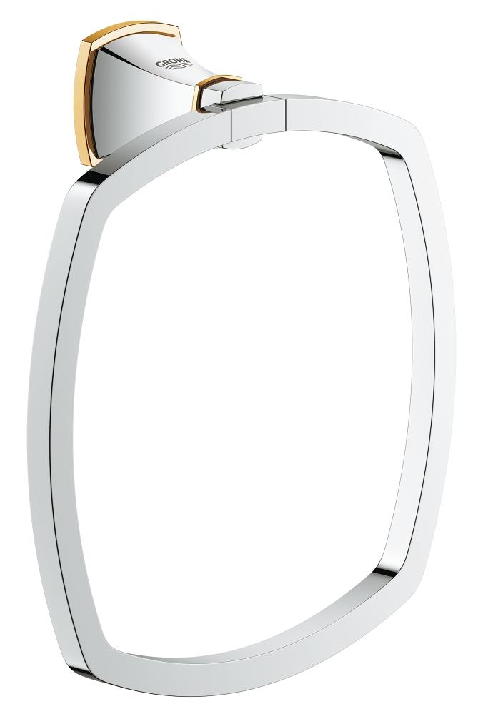 Grohe Halka Yuvarlak Havluluk Grandera  Krom/Altın - 40630IG0