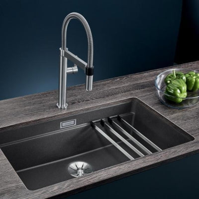 Blanco Eviye Etagon 700-U Silgranit - Siyah 73 x 46 cm