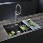 Blanco Eviye Etagon 700-U Silgranit - Siyah 73 x 46 cm