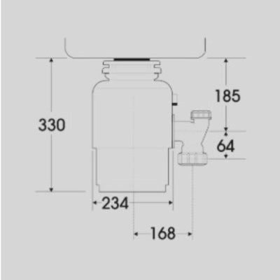 Blanco Çöp Öğütücü  ISE Model 46 A/S - 410839